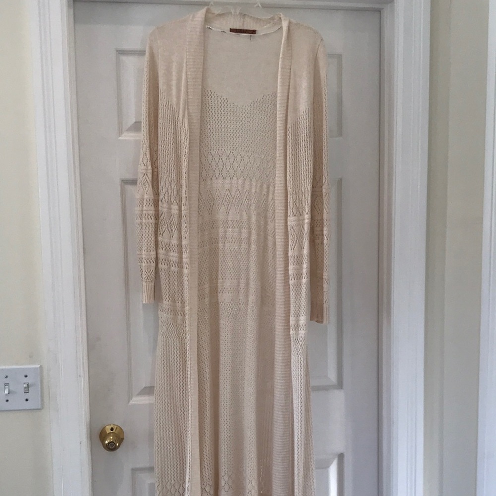 Bellini beige sweater- full length